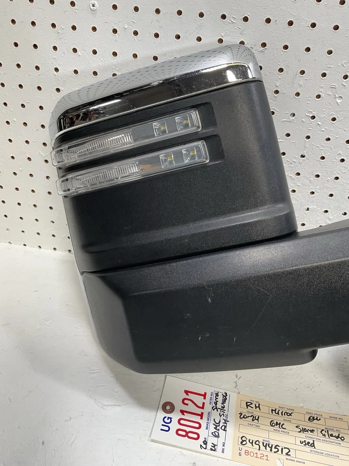 GMC SIERRA 2500 HD 2020 2023 Silverado 3500HD espejo retrovisor de puerta lateral derecho OEM Foto 3 de 4