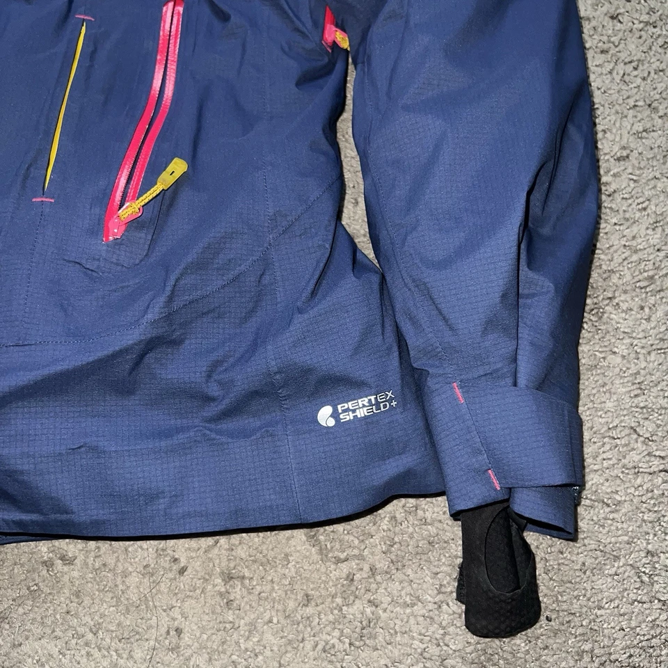 Chaqueta de plumón Salomon Soulquest BC verde azul abrigo de esquí impermeable chaqueta acolchada L Foto 2 de 4