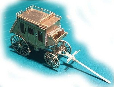 The N Scale Architect 96700 N Maßstab Ätzbrass-Bausatz - Concord Coach