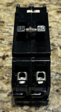 Zinsco GTE Sylvania 2 Pole Breaker 40 Amp Type RC-38 NO TERMINAL SCREWS.