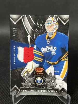 Ryan Miller 2012-13 Rookie Anthology Crown Royale Lords of the NHL /25 #LN-RM