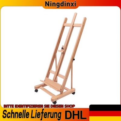 H-Rahmen Neigbare Bewegliche Staffelei Painting Easel Künstlerstaffelei DHL