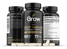 Grow Vitamin Deep Immune, Probiotics & Prebiotics, 30 Delayed Release Capsules