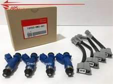 Oem 4 X New 410cc Fuel Injectors 16450-rwc-a01 For Rdx Rsx Tsx Integra Civic