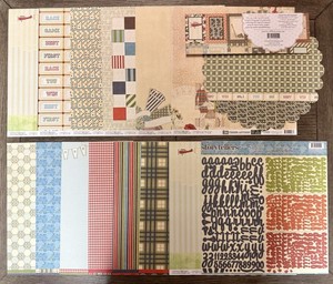 Webster’s Pages **GAME ON** 12x12 Paper Collection Paper/Stickers Sports LOT