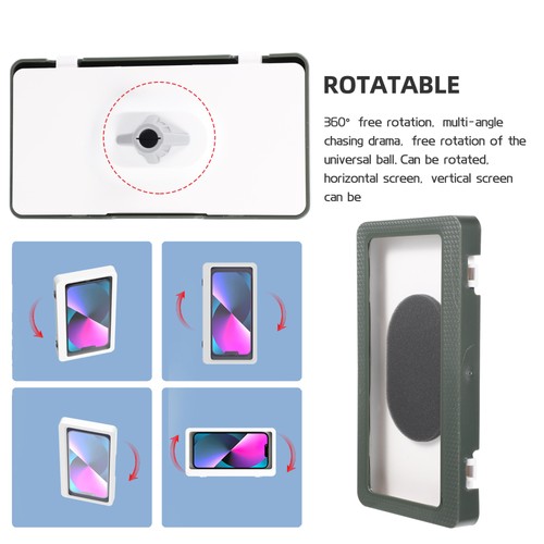 Self Adhesive Phone Holder Mirror Phone Box Punch Free Phone Box - 第 7/12 張圖片