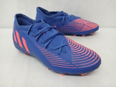 Adidas Youth Predator Edge.3 FG Soccer Cleats GW2361 Blue Red Sz 5.5