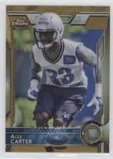 2015 Topps Chrome Rookies Gold Refractor 7/50 Alex Carter #161 d4y