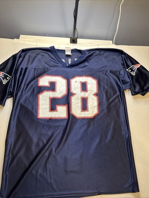 Corey Dillon NFL Blue Jersey XL New England Patriots #28 Pre-Owned