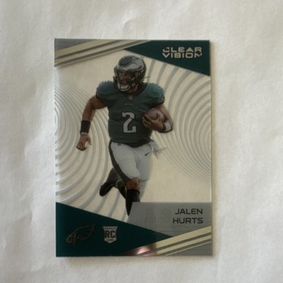 2020 Panini Chronicles Clear Vision Rookies Jalen Hurts RC #CV-22 Eagles