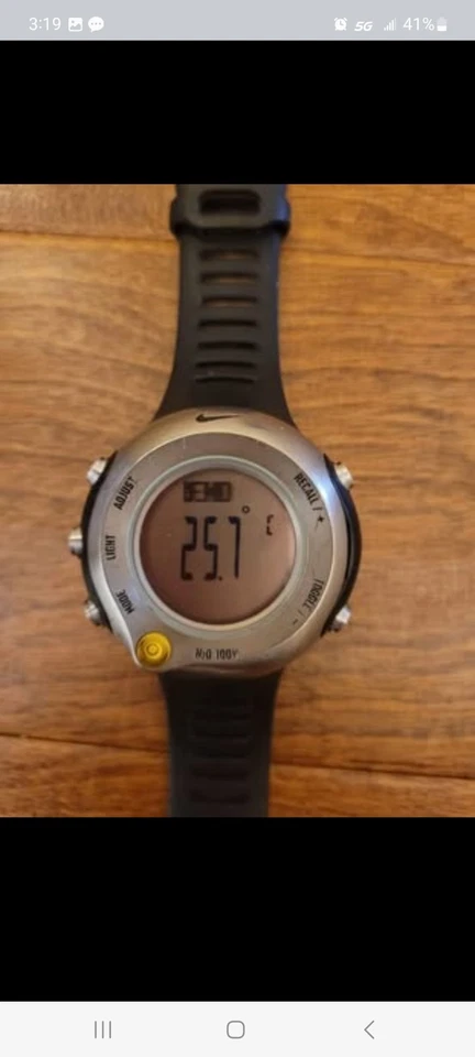 Reloj Hombre TITANIO NIKE "Lance Armstrong" WA0020. Brújula. Alarma. Altímetro Foto 3 de 4