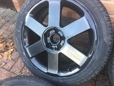 2521 Genuine 18" Audi TT 5 Spoke Black Alloy Wheels 8J0601025M