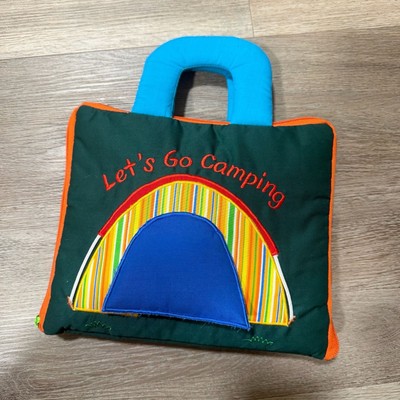 Learn and play LET'S GO CAMPING FABRIC BOOK