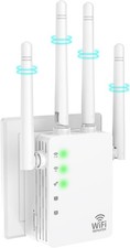 Dual-Band WiFi Extender Signal Booster   5.8GHz  2.4GHz Wireless Repeater