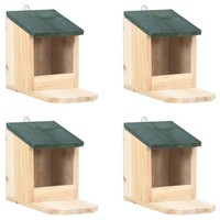 4Xtanne EichhöRnchen Futterhaus Futterkasten Futterstation Futterstelle Vidaxl