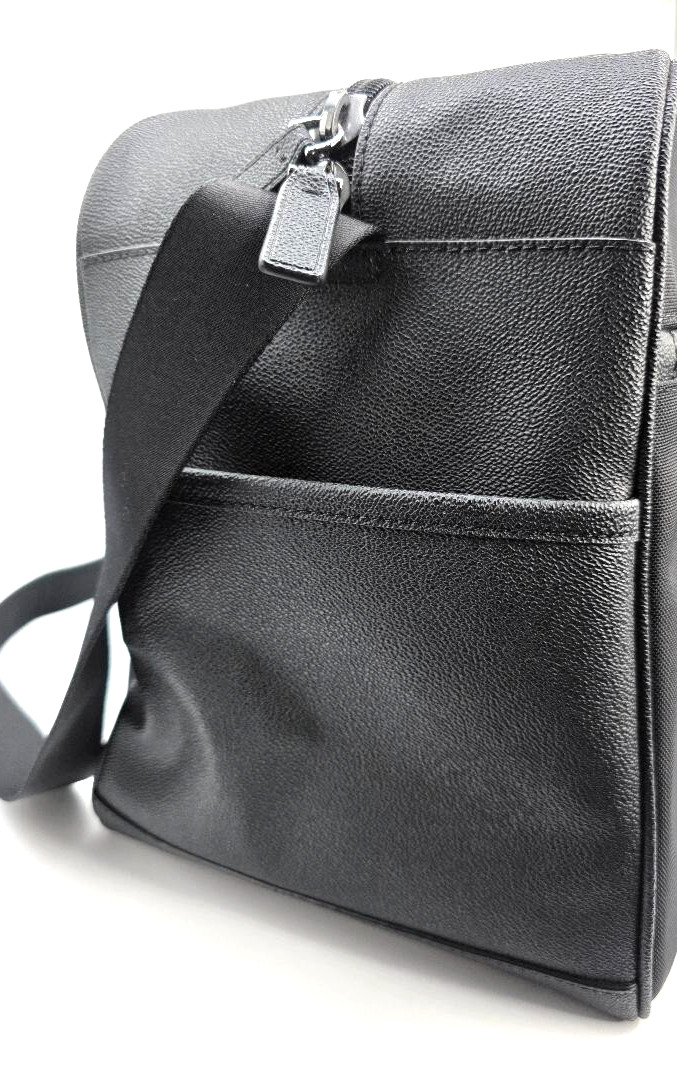 Michael Kors Cooper Black Double Handles Crossbody Duffle Bag thumbnail 5