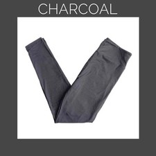 LuLaRoe Solid Charcoal Gray OS Leggings Size 2-8 NWT FREE SHIPPING