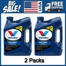 2 Packs Valvoline Dex/Merc Automatic Transmission Fluid (ATF) 1 GA