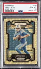 2023 PANINI PRIZM GOLD VINYL #98 JARED GOFF 4/5 PSA 10