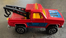 Majorette n°228/291, Chevrolet 4x4 dépanneuse "auto assistance" rouge, 1/62e