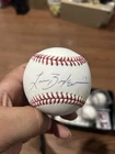 Lance Berkman  Signed Rawlings Official Major League Baseball (OMLB) Los Angeles