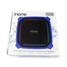 NEW iHome Wireless Bluetooth Waterproof Blue Speaker