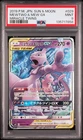 2019 POKEMON JPN SUN & MOON MIRACLE TWINS #029 MEWTWO & MEW GX PSA 9