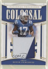 2019 Panini National Treasures Prime Holo Gold 10/10 Devin Funchess #CM-40 9su