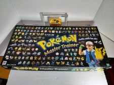 VTG 1999 HASBRO Rare Pokemon Master Trainer Game Board INCOMPLETE AS-IS READ