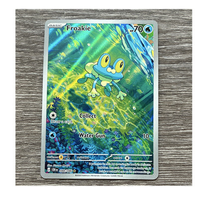Pokémon Froakie Card 088/086 70 HP Holo Basic Rare CRI Set Water