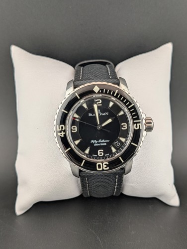Blancpain Fifty Fathoms  Black Dial 45mm Automatic 5015 1130 5...