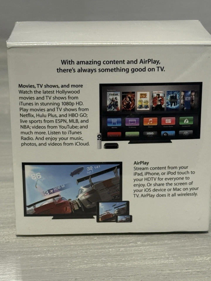 Apple TV 3rd Generation MD199LL/A Model A1427 BRAND NEW Sealed - Image 2 of 4