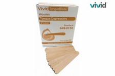 500 Wood 6" Popsicle Stick Craft Sticks Dental Medical Tongue Depressors Wooden