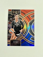 2024 Panini Select WNBA Alysha Clark #102 Red Blue Prizm #38 /399 Las Vegas Aces