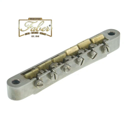 Faber ABRH-BA ABRH Bridge for Gibson® ABR-1 Replacement Nickel Aged ArtNr 3023-3