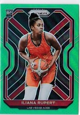2021 Panini WNBA Green Prizm RC Iliana Rupert #100 Las Vegas Aces