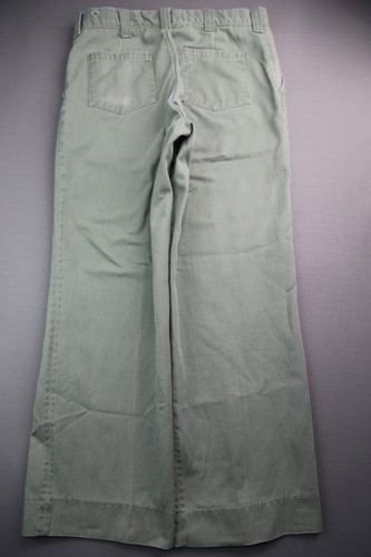 Vintage Men's Nudelman Bros Trouser Pants 5 Pocket Green USA Size 32x29 Talon 42 - Picture 7 of 10