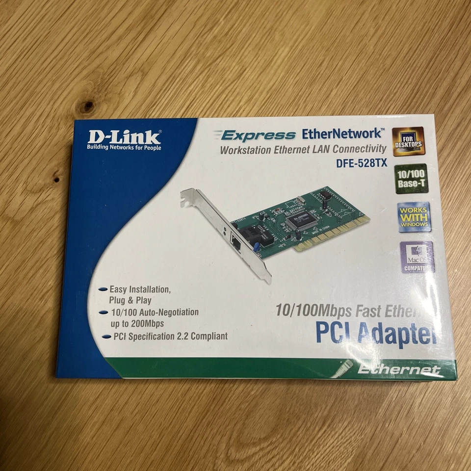 D-Link PCI Adapter DFE-528TX NOS OVP