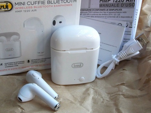 Cuffie Bluetooth Trevi HMP 1220 AIR BIANCO caricabatterie USB USATE  FUNZIONANTI! | eBay