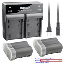 Kastar Battery AC Rapid Charger for Nikon EN-EL15e Nikon Z6 Nikon Z7Q3 Camera