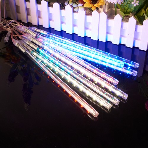 12in/20inch Meteor Shower Rain Lights Tree Lamp /8 Tube String Light NEW Year - Picture 8 of 22