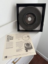 Kodak Carousel Transvue 140 Slide Tray - Original Manual Box VINTAGE 1980s VTG