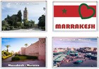 4 PACK - Marrakesh - Morocco - Fridge Magnet/Magnets - Gift Present Souvenir