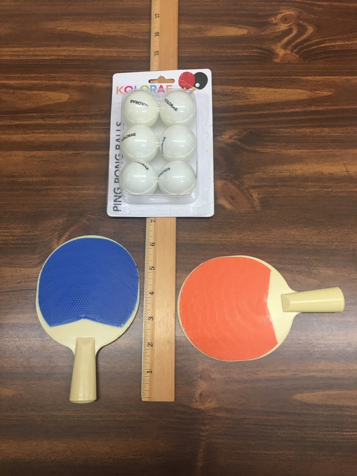 2 Plastic Mini Ping Pong Rackets Paddles and 6 Balls for Children eBay