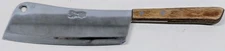 Chef's Choice Stainless Steel Meat Cleaver 11.5" 6.5" Blade Japan Wood Handle