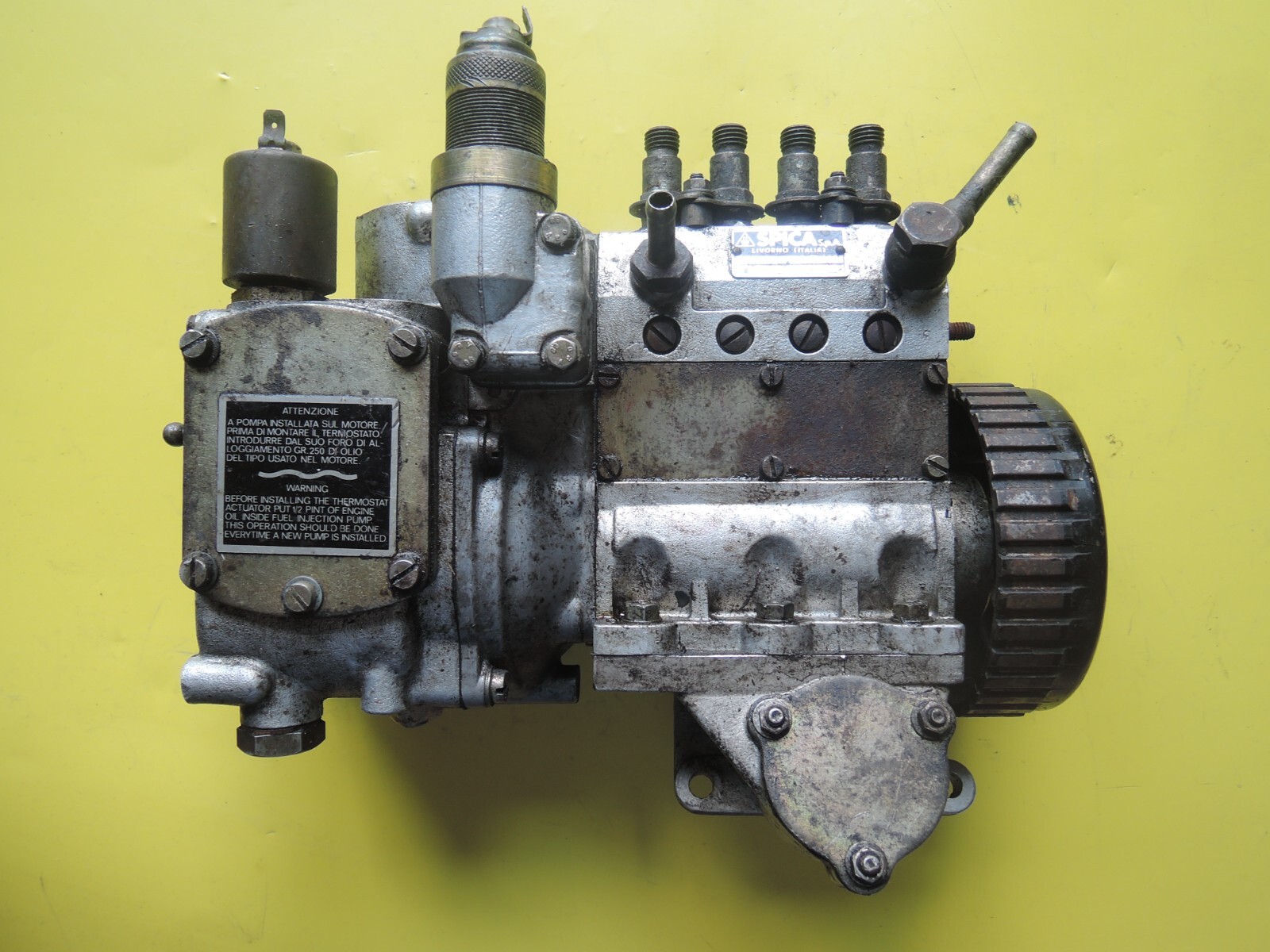 ALFA ROMEO T265 SPICA Used FUEL INJECTION PUMP 198081 Alfetta / Spider eBay