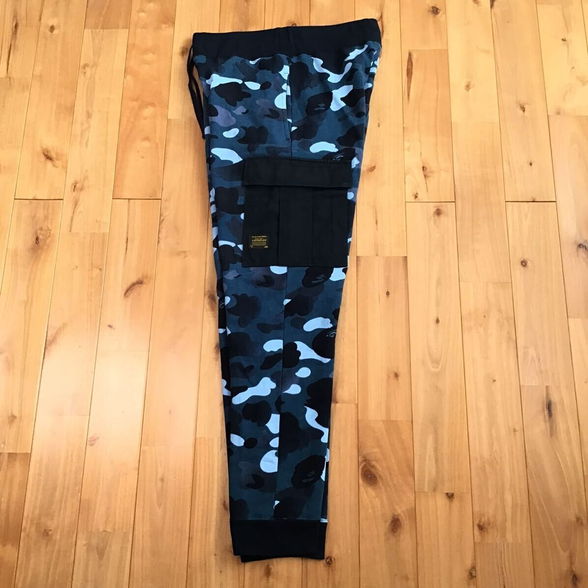 BAPE Gradation camo sweat cargo pants Blue A Bathing Ape