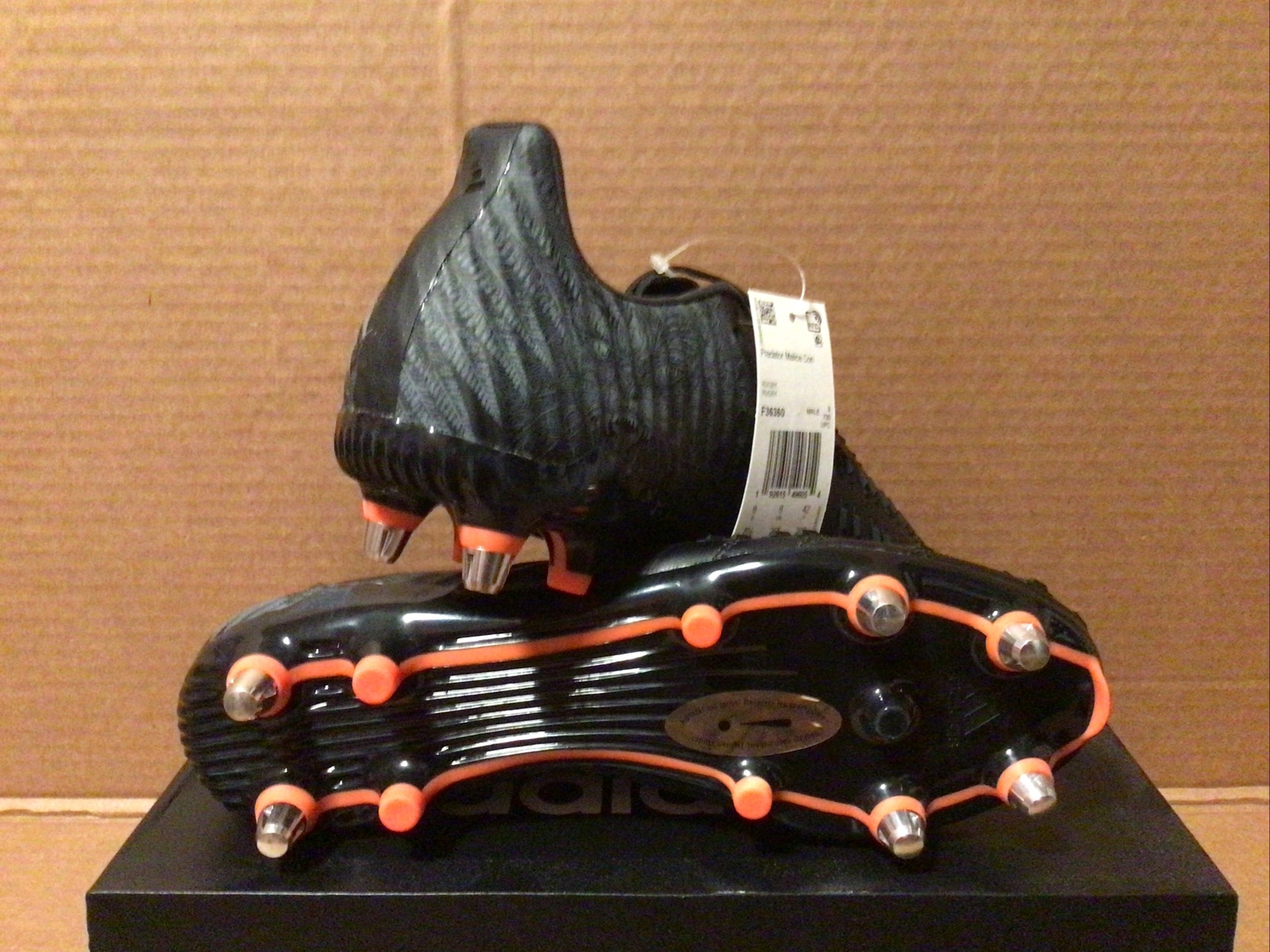 Adidas Predator Malice Control SG black/solar orange size 8.5 Mens image 2