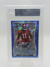 ISAIAH SIMMONS 2020 LEAF METAL DRAFT PRE-PRODUCTION PROOF CRYSTAL BLUE 1 OF 1