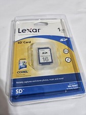 NEW Lexar 1GB SD Memory Card for older Cameras, PDA, GPS, Computers, Machines